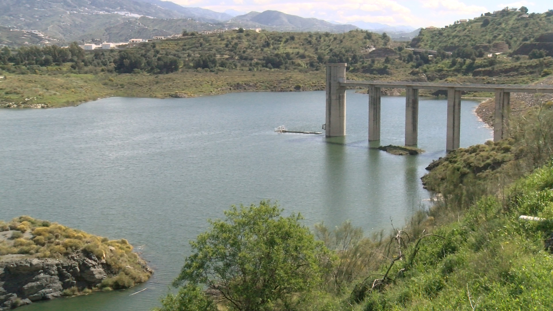 El embalse de La Viñuela está al 46% de su capacidad